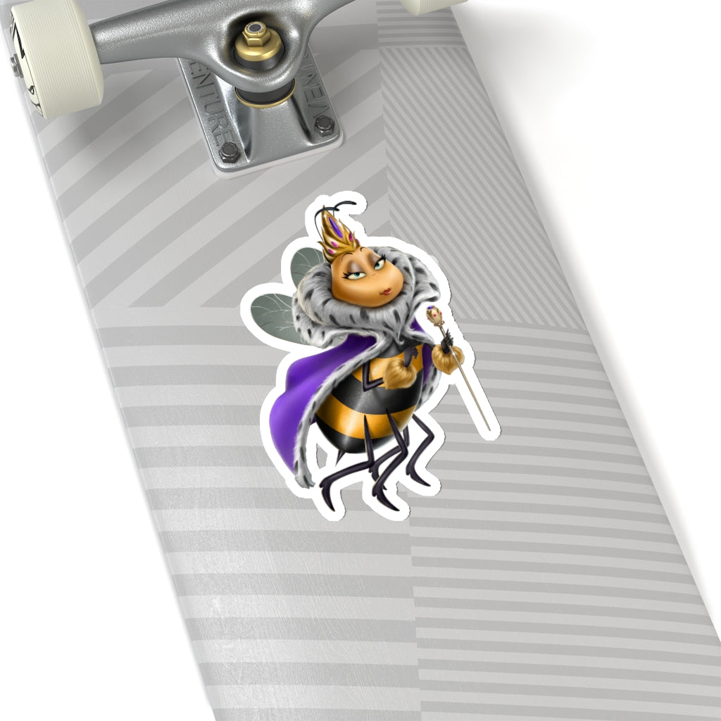 Social BEES University Queen - Kiss-Cut Stickers