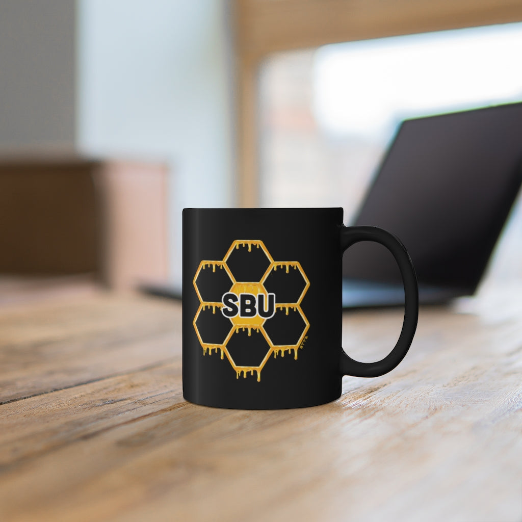Social BEES University - 11oz Black Mug