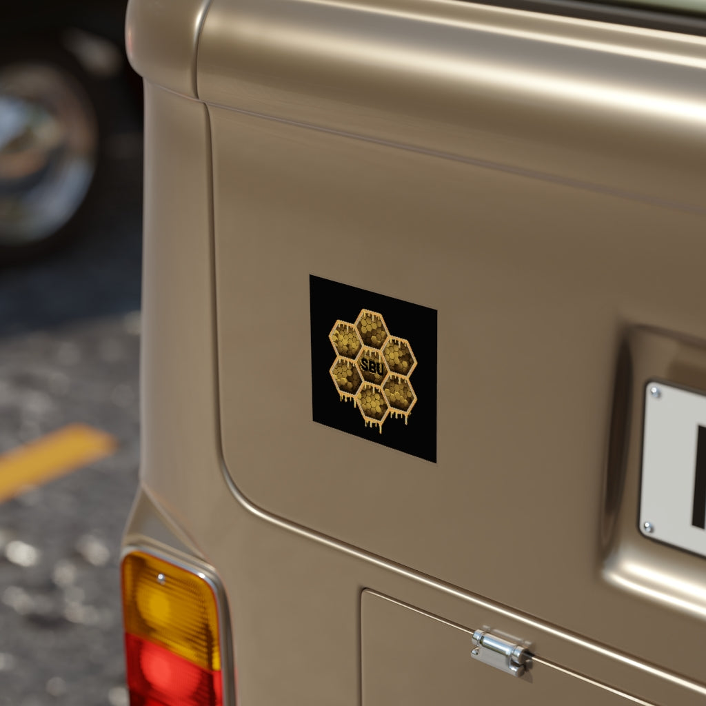 SBU Honeycomb - Outdoor Stickers, Square