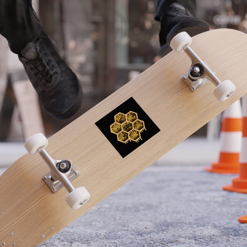SBU Honeycomb - Outdoor Stickers, Square