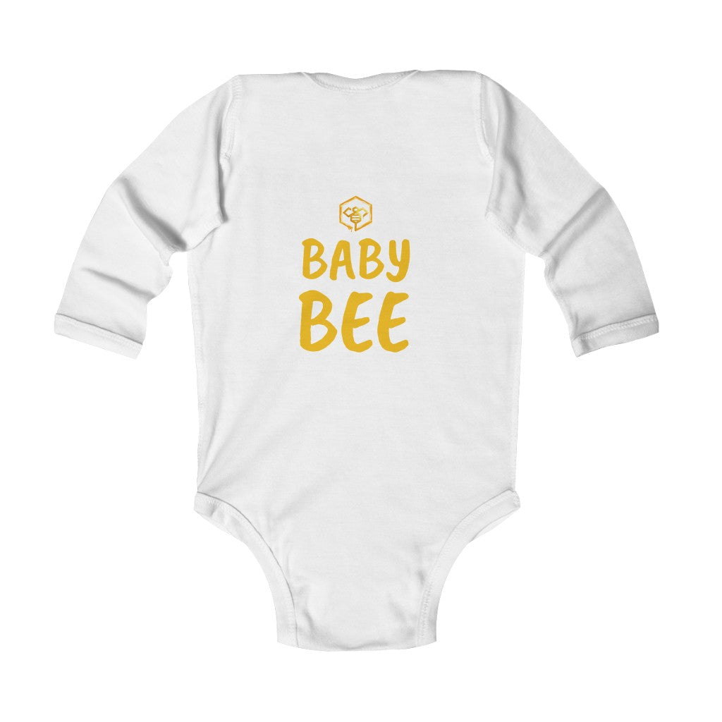 Social BEES University - Infant Long Sleeve Bodysuit - BABY BEE