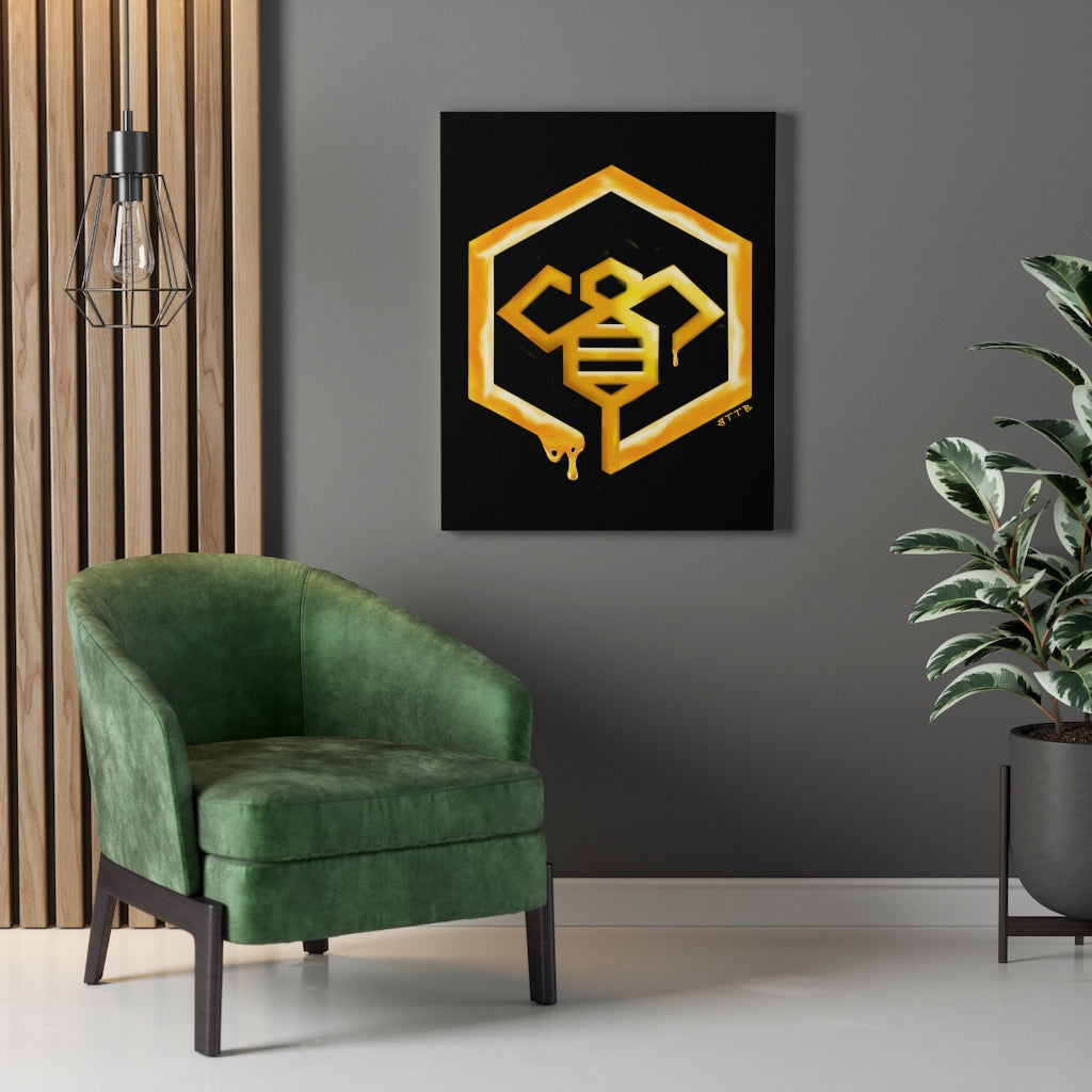 Social BEES University Logo - Canvas Gallery Wraps