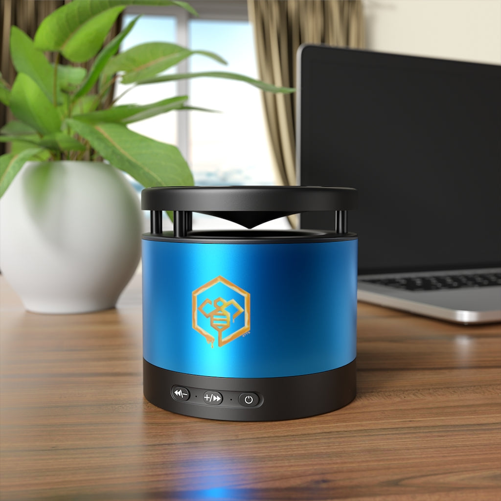 Social BEES University - Metal Bluetooth Speaker and Wireless Charging Pad