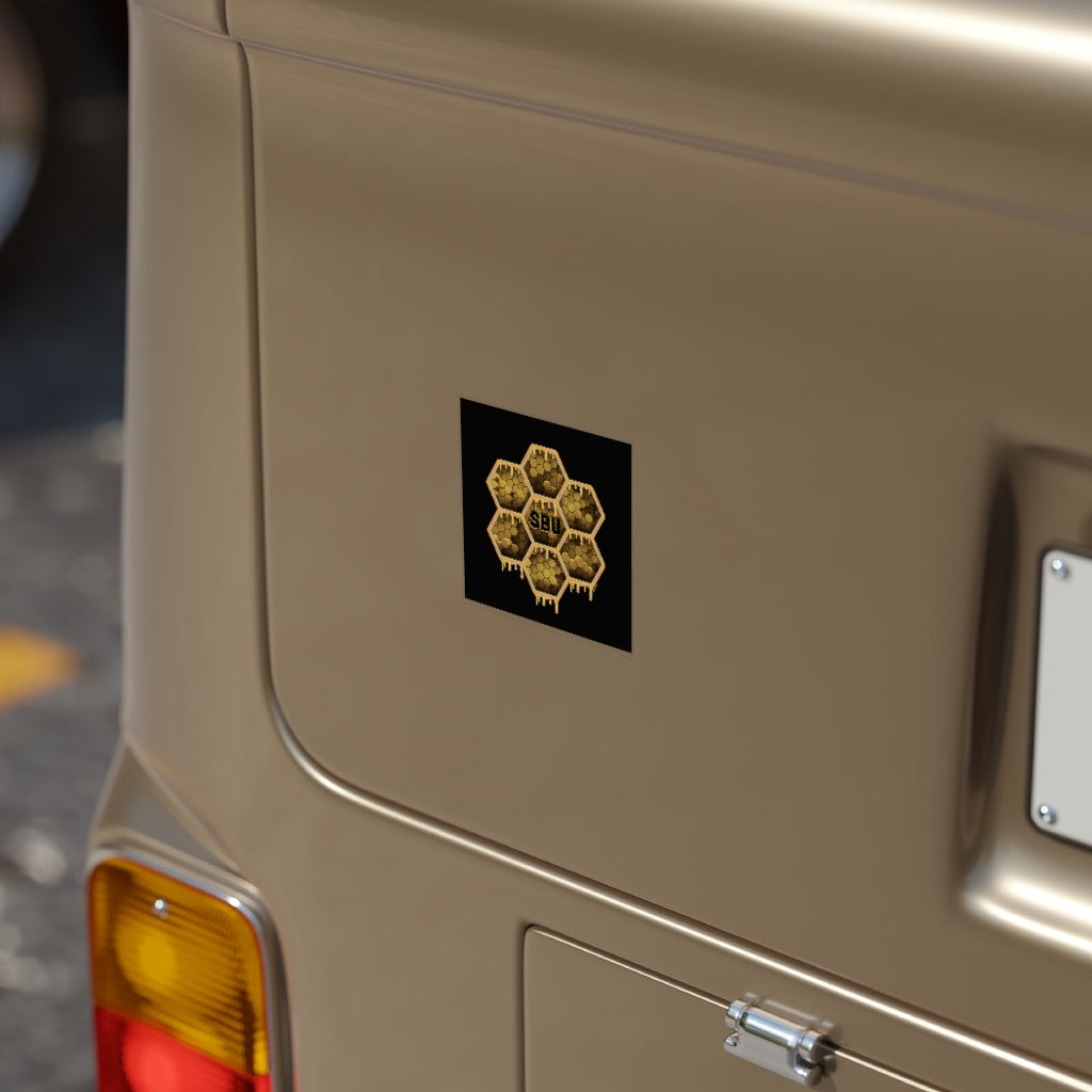SBU Honeycomb - Outdoor Stickers, Square