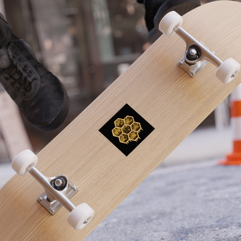 SBU Honeycomb - Outdoor Stickers, Square