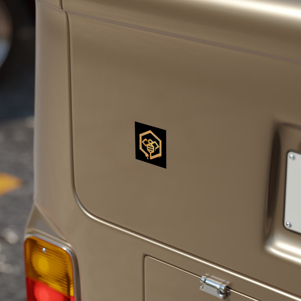 Social BEES University - Outdoor Stickers, Square