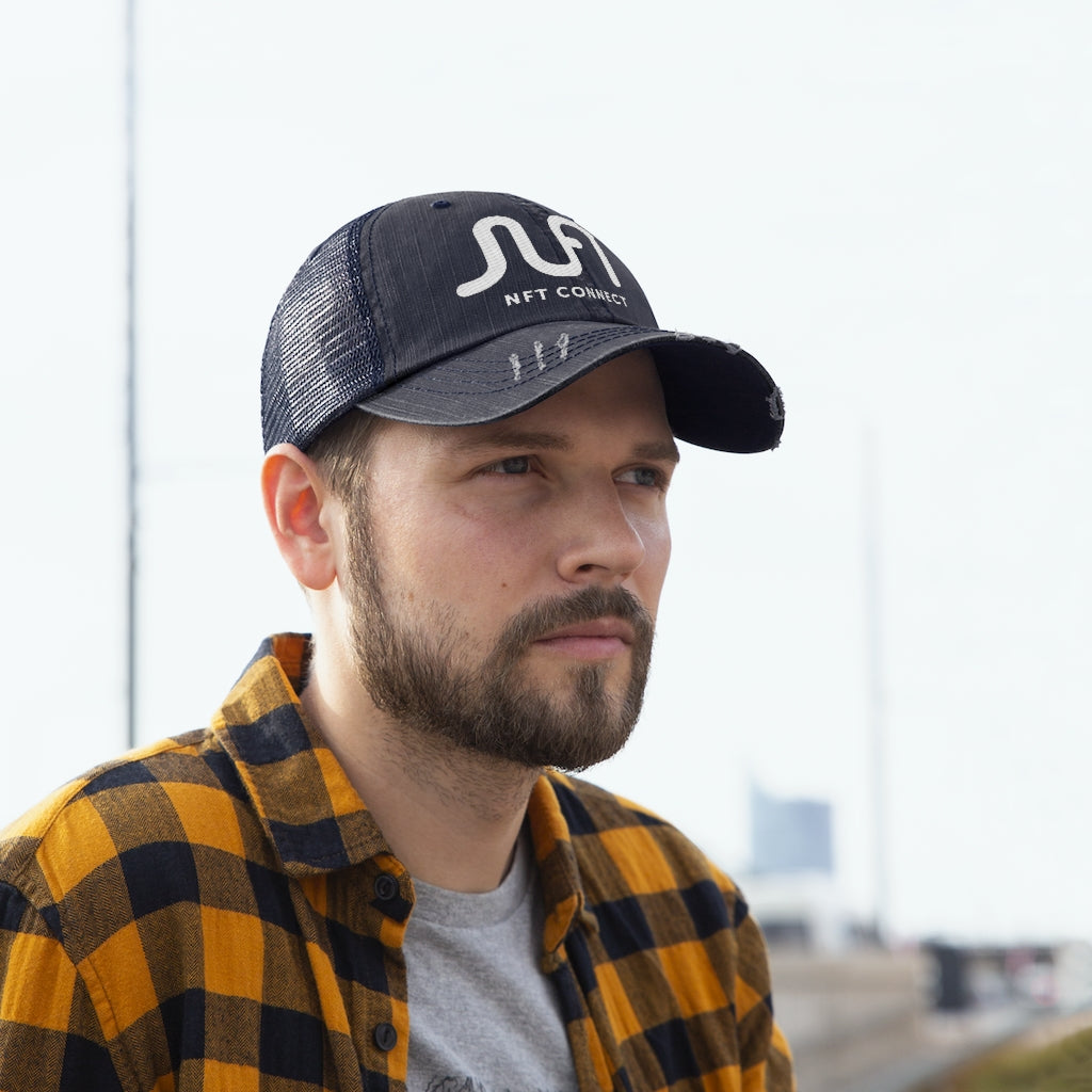 NFT CONNECT - Embroidered Unisex Trucker Hat