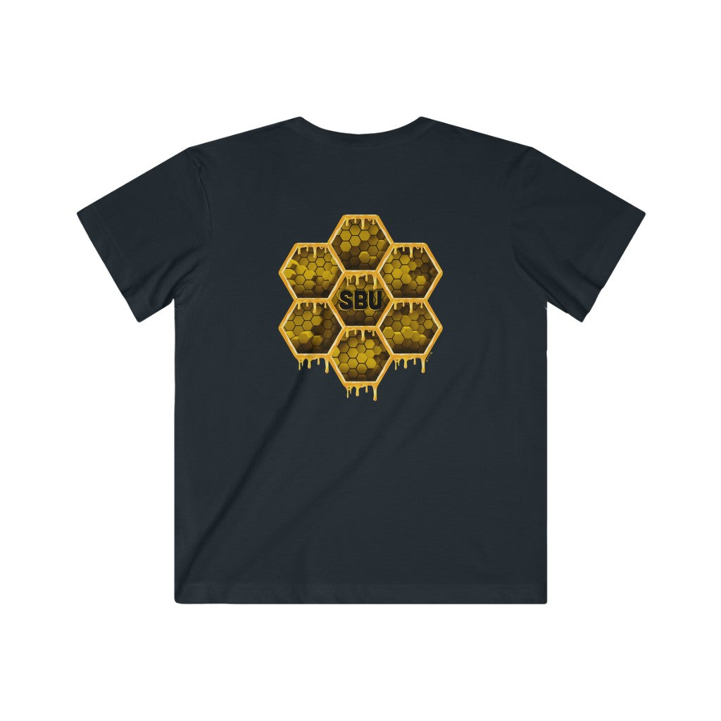 Social BEES University - Camiseta de jersey fina para niños