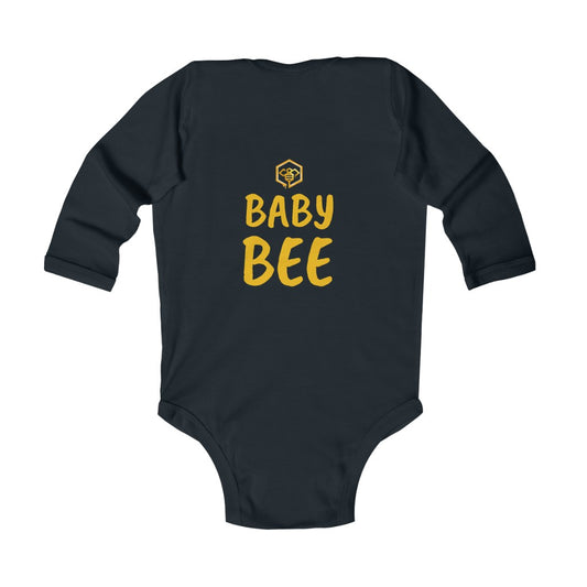 Social BEES University - Infant Long Sleeve Bodysuit - BABY BEE