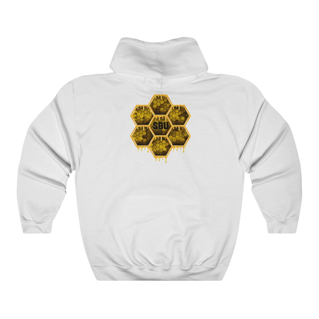 Social BEES University - Sudadera con capucha unisex Heavy Blend ™