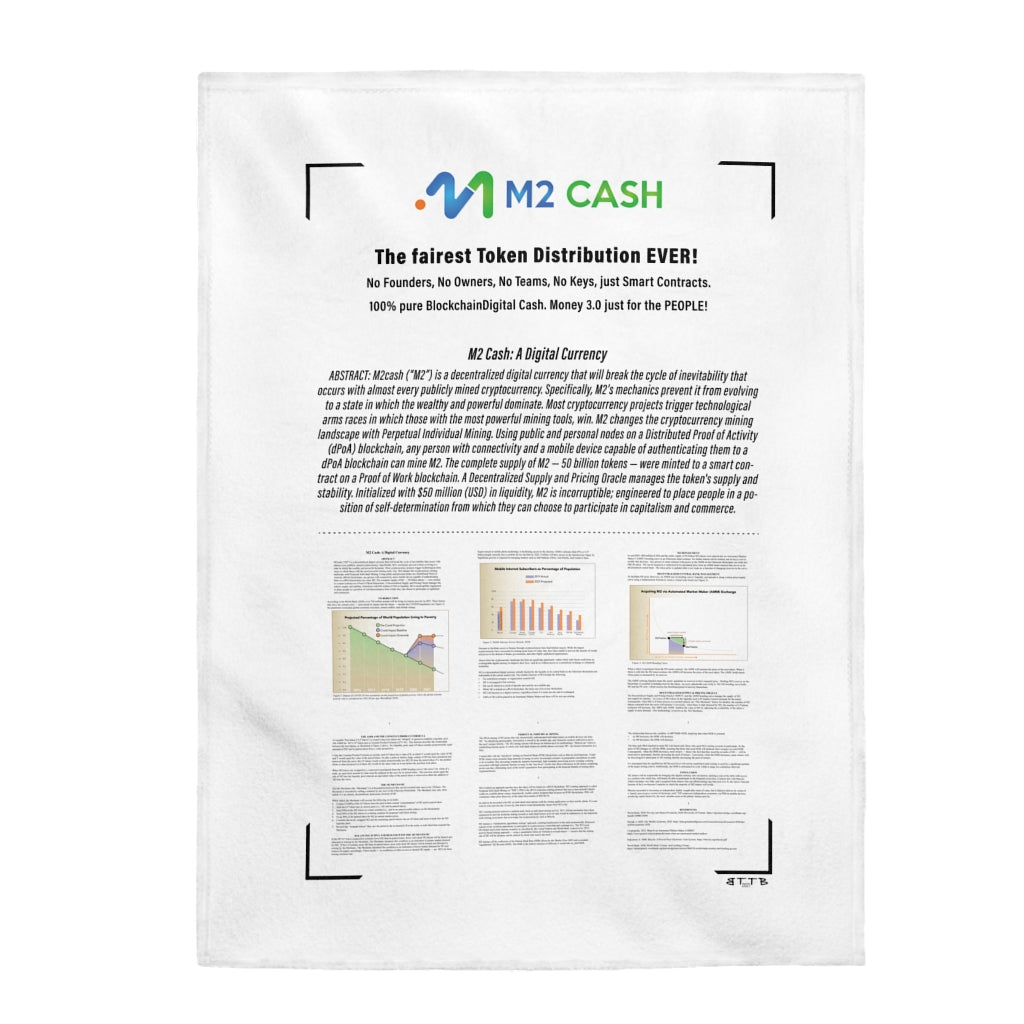 M2 Cash Whitepaper - Velveteen Plush Blanket