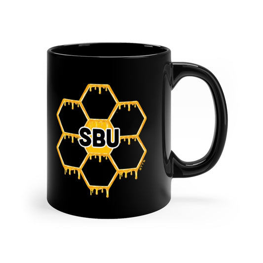 Social BEES University - 11oz Black Mug