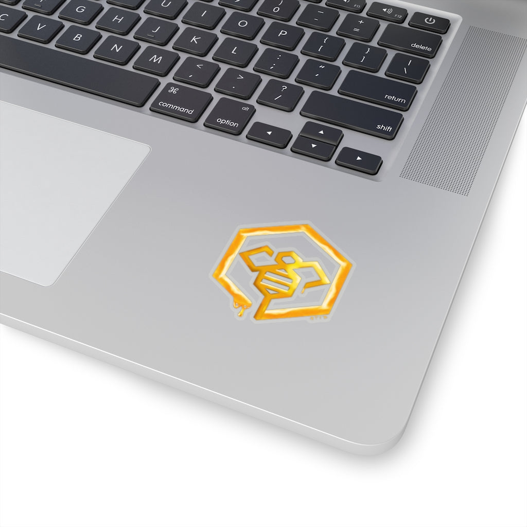 Social BEES University Logo - Kiss-Cut Stickers