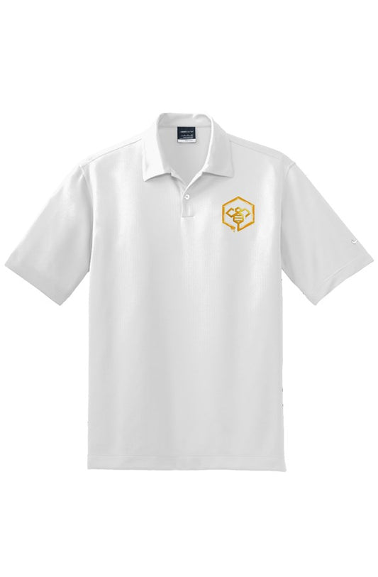 Social BEES University - Embroidered Nike DriFIT Pebble Texture Polo