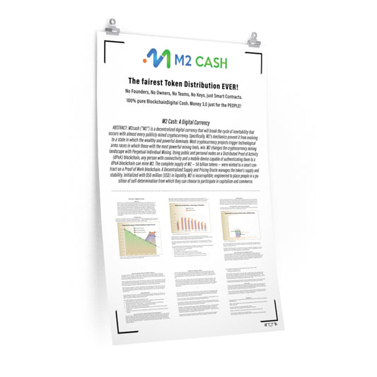 M2 Cash Whitepaper - 24" x 36" Posters