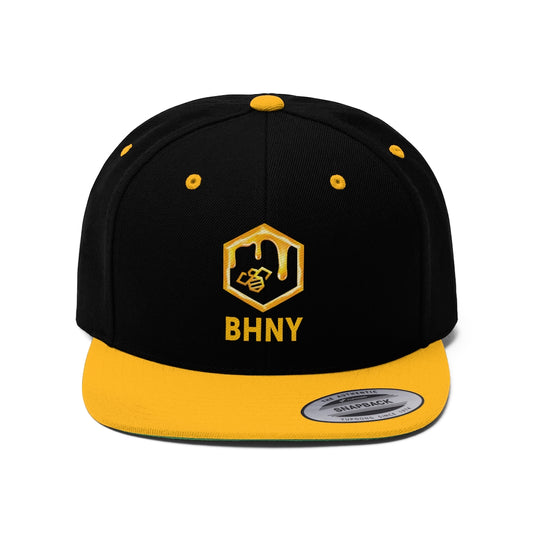 BHNY - Embroidered Unisex Flat Bill Hat