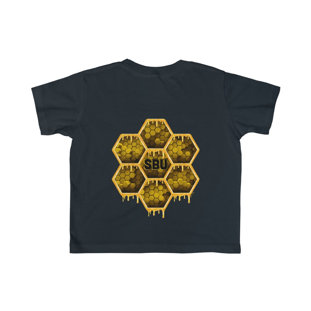 Social BEES University - Camiseta de jersey fina para niños