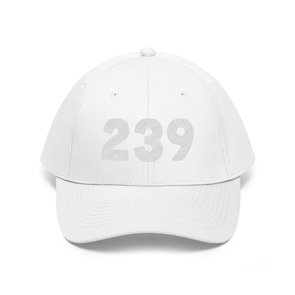 239 - Embroidered Unisex Twill Hat