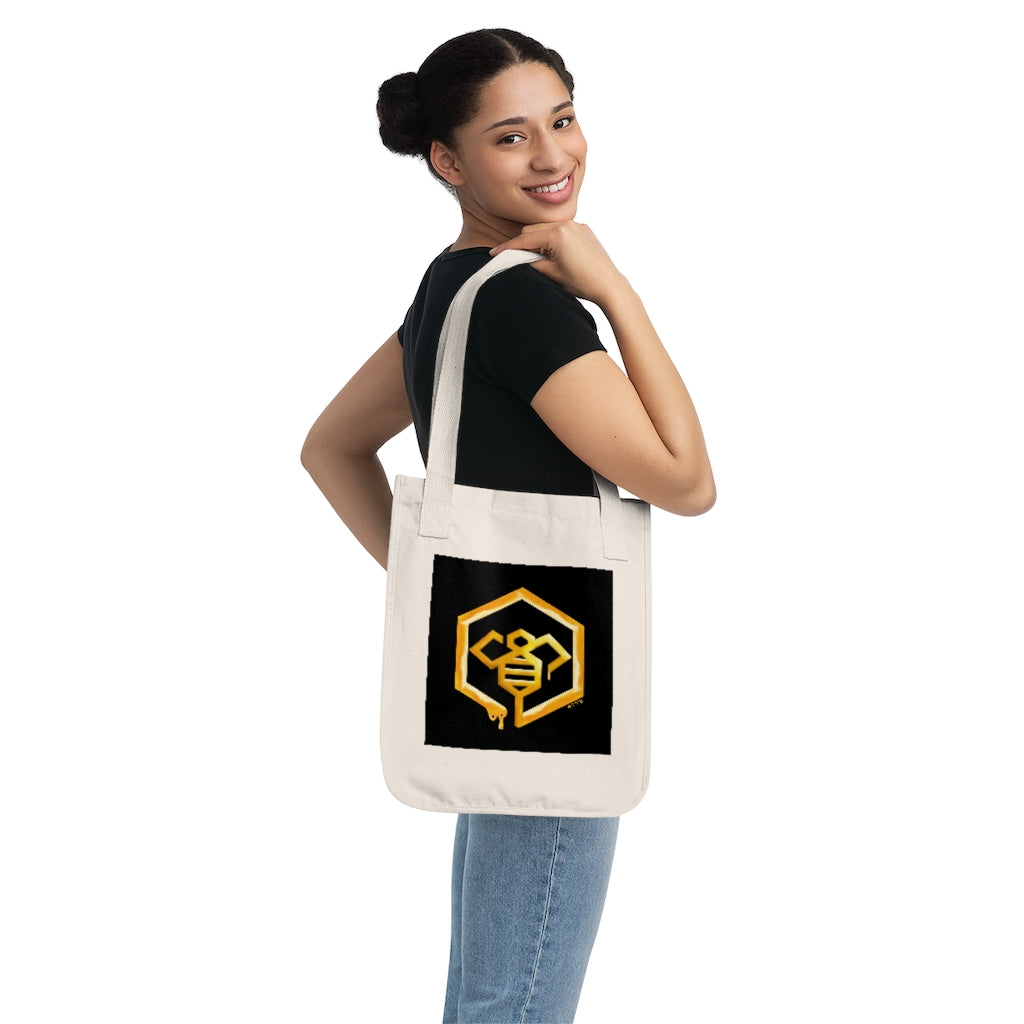 Social BEES University - Organic Canvas Tote Bag