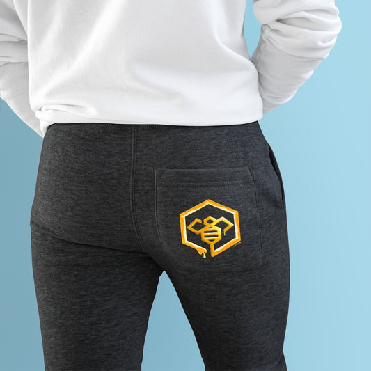 Social BEES University - Joggers de felpa premium