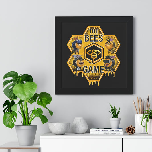 The BEES Game - Framed Horizontal Poster