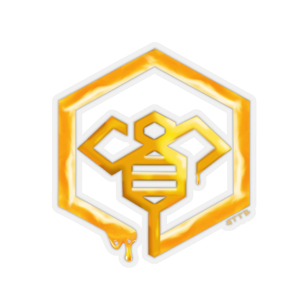 Social BEES University Logo - Kiss-Cut Stickers