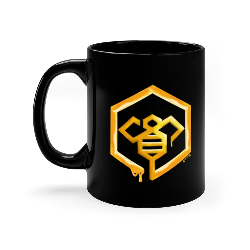 Social BEES University - 11oz Black Mug