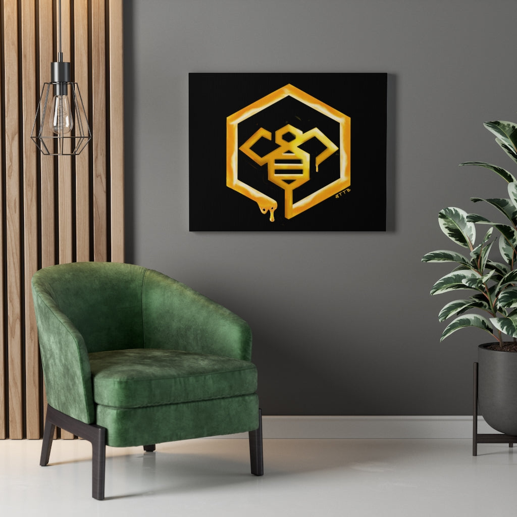 Social BEES University Logo - Canvas Gallery Wraps