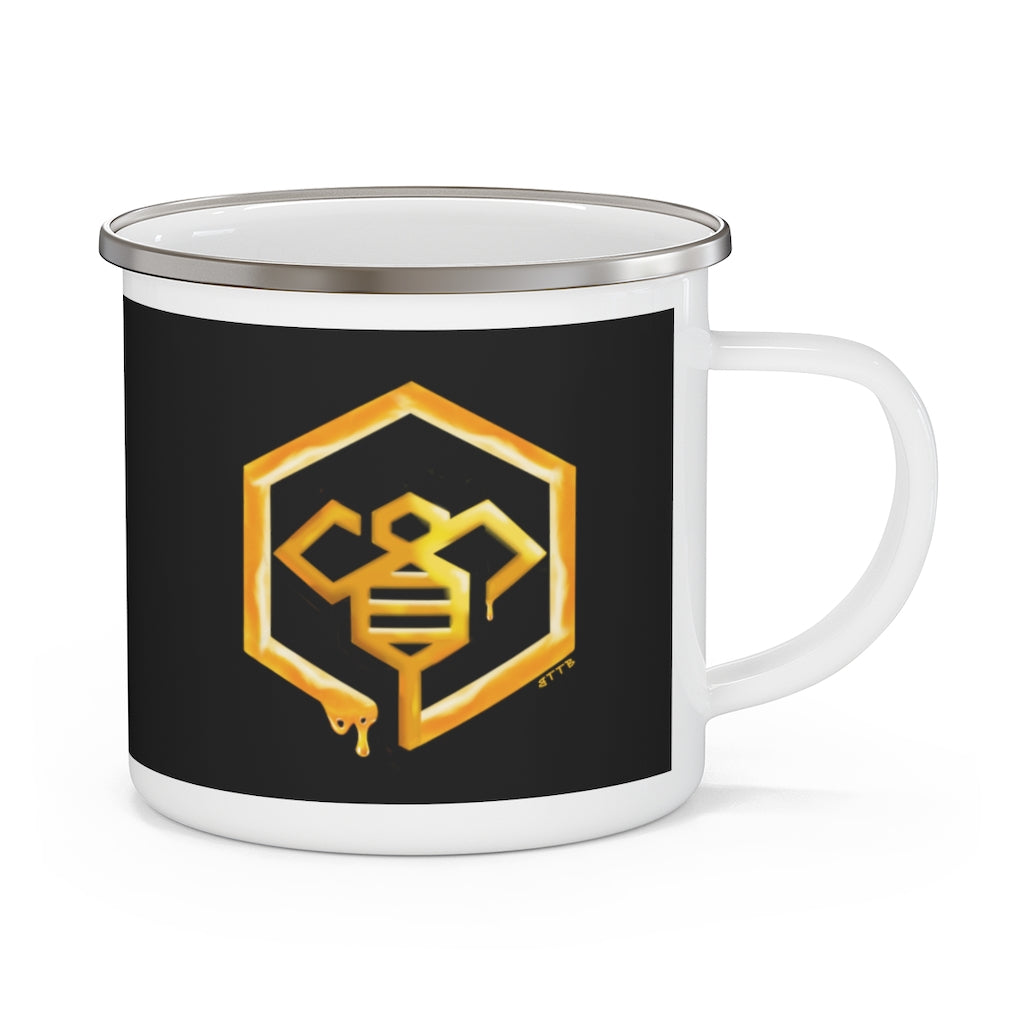 Social BEES University - Enamel Camping Mug