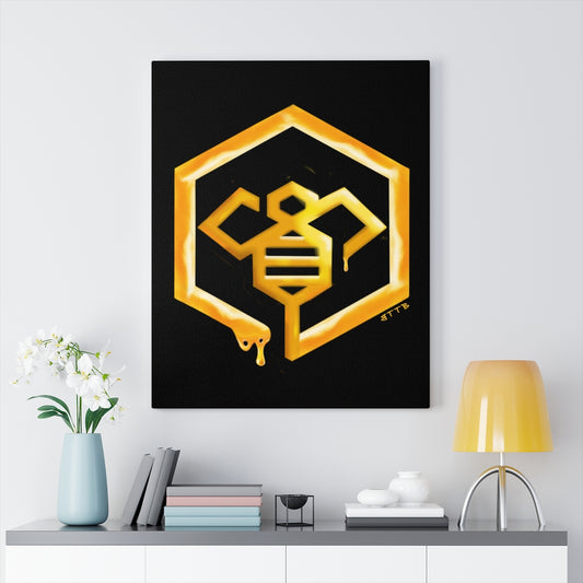 Social BEES University Logo - Canvas Gallery Wraps