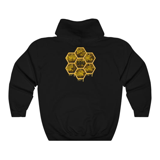 Social BEES University - Sudadera con capucha unisex Heavy Blend ™