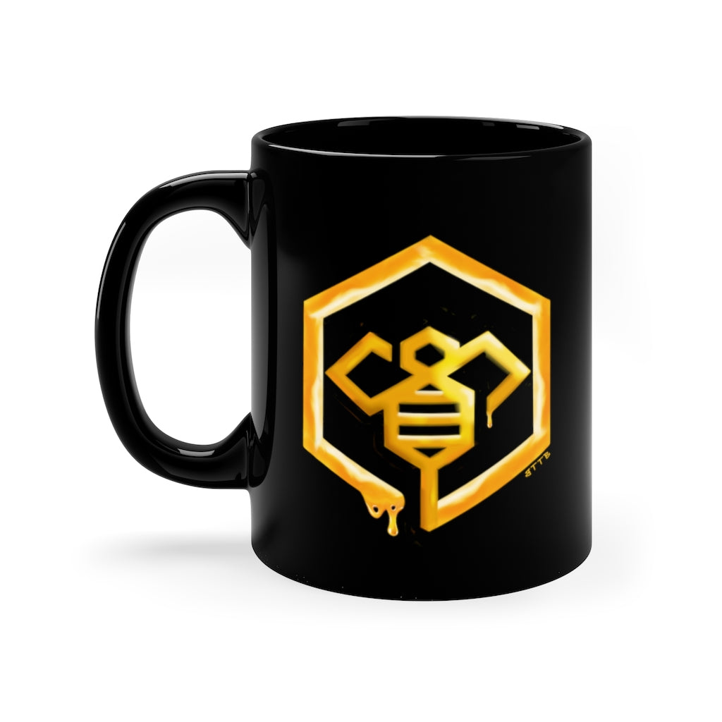 Social BEES University - 11oz Black Mug