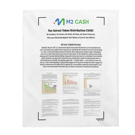 M2 Cash Whitepaper - Velveteen Plush Blanket