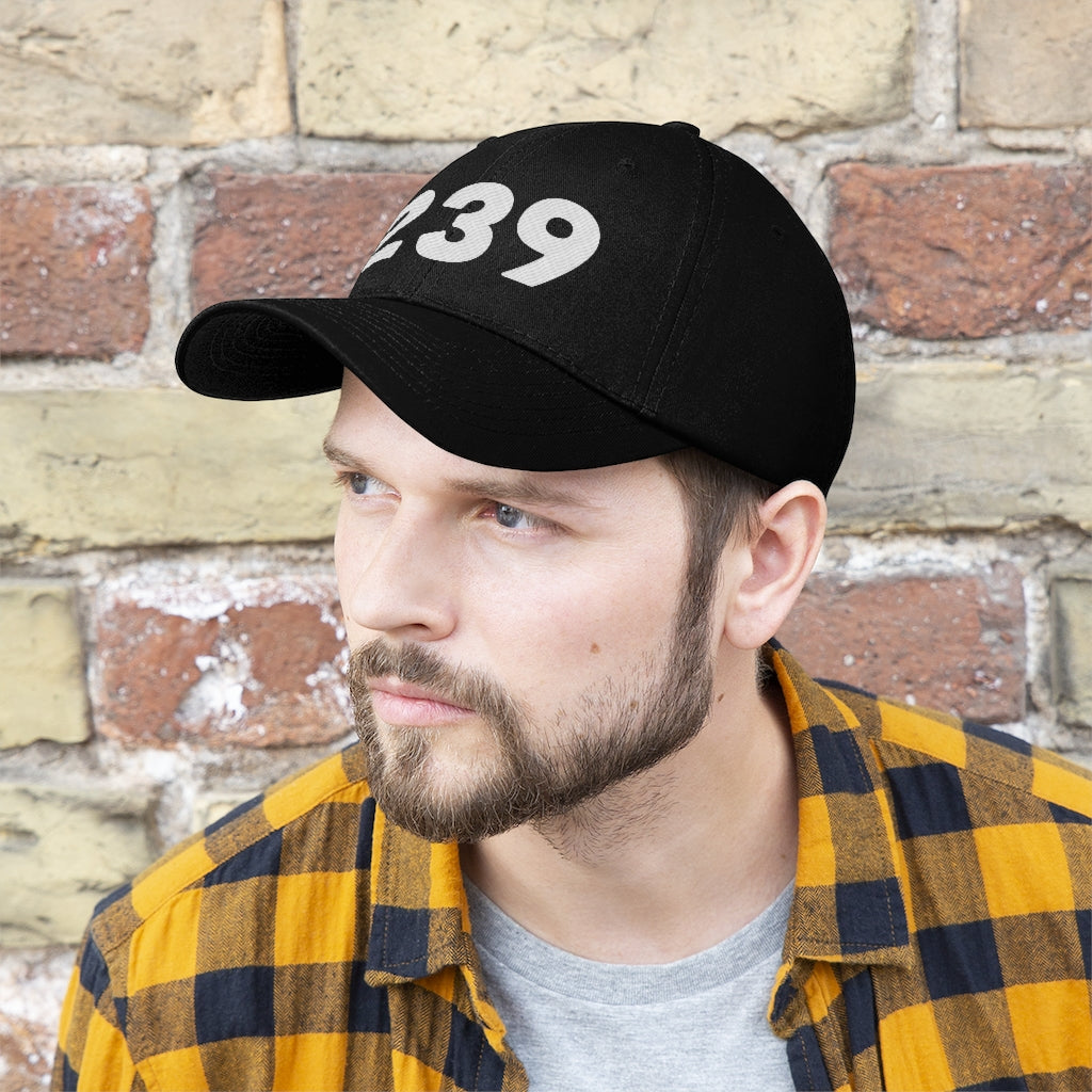 239 - Embroidered Unisex Twill Hat