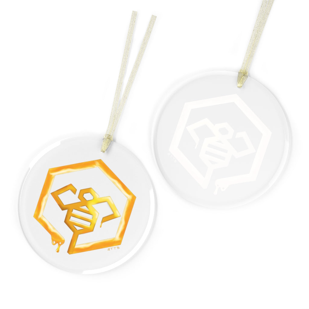 Social BEES University - Glass Ornament