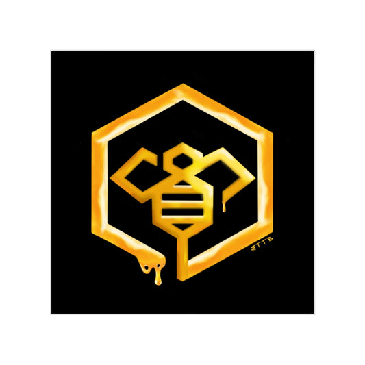 Social BEES University - Outdoor Stickers, Square