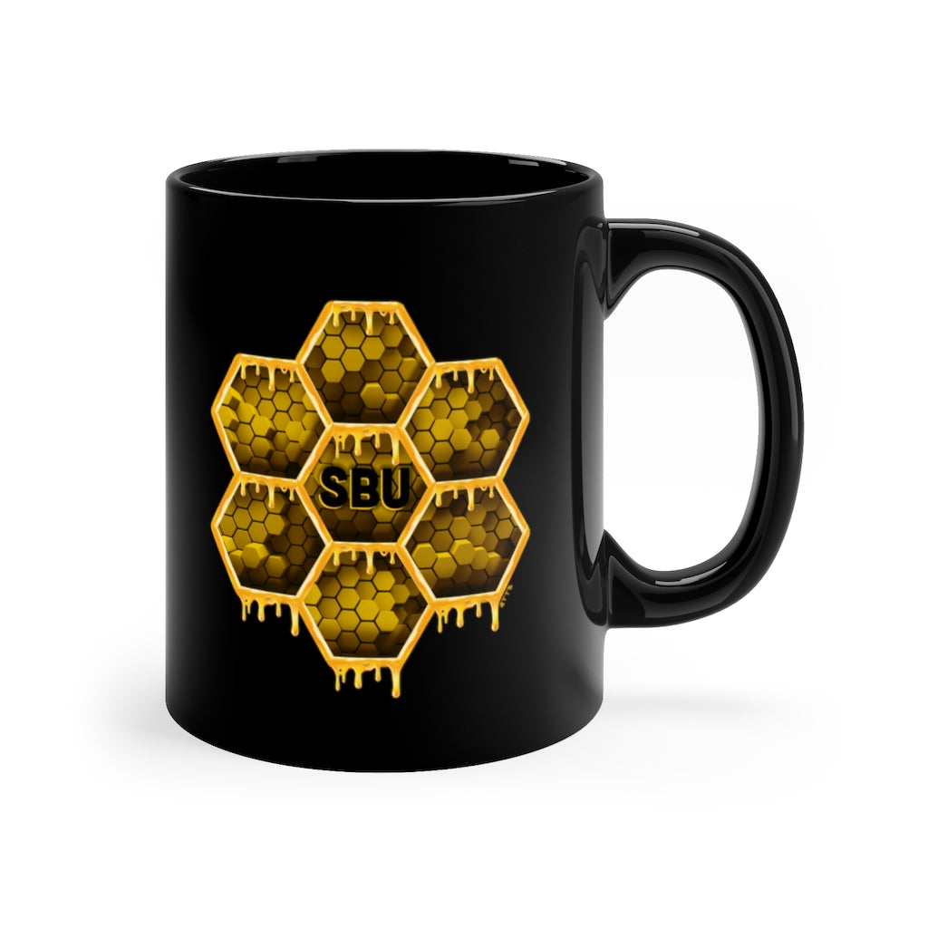 Social BEES University - 11oz Black Mug