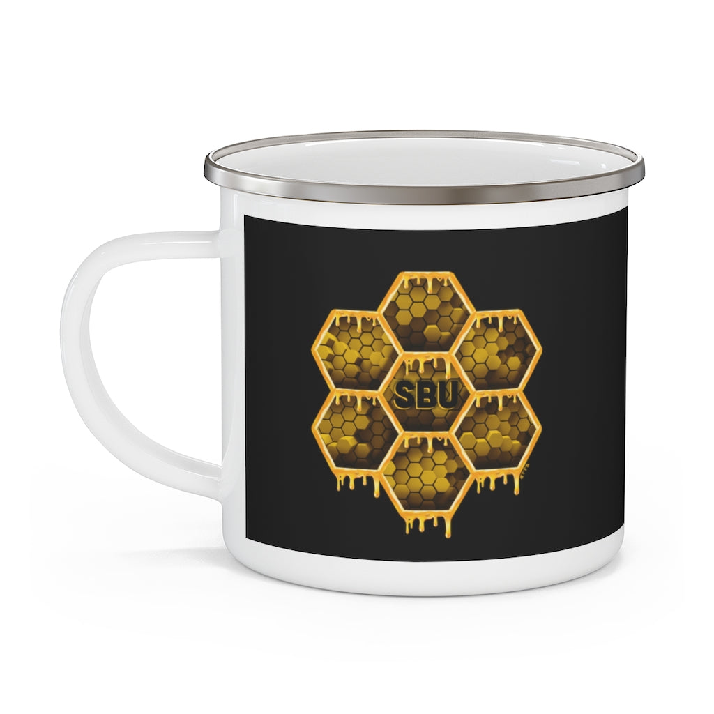 Social BEES University - Enamel Camping Mug