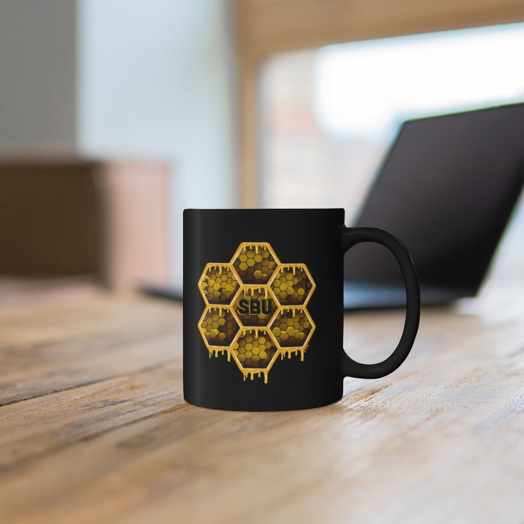 Social BEES University - 11oz Black Mug