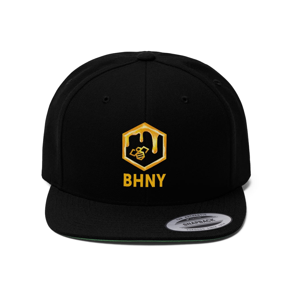 BHNY - Embroidered Unisex Flat Bill Hat