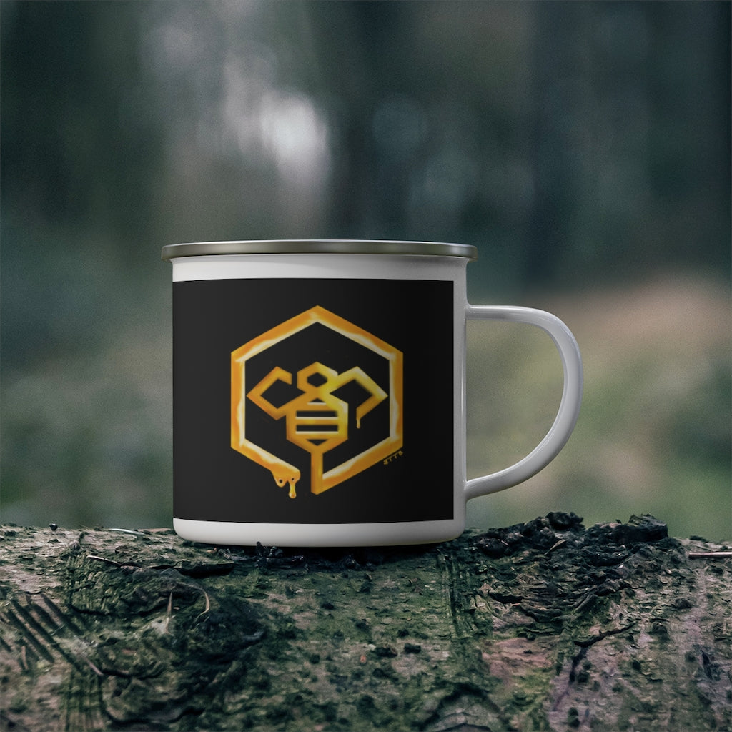 Social BEES University - Enamel Camping Mug