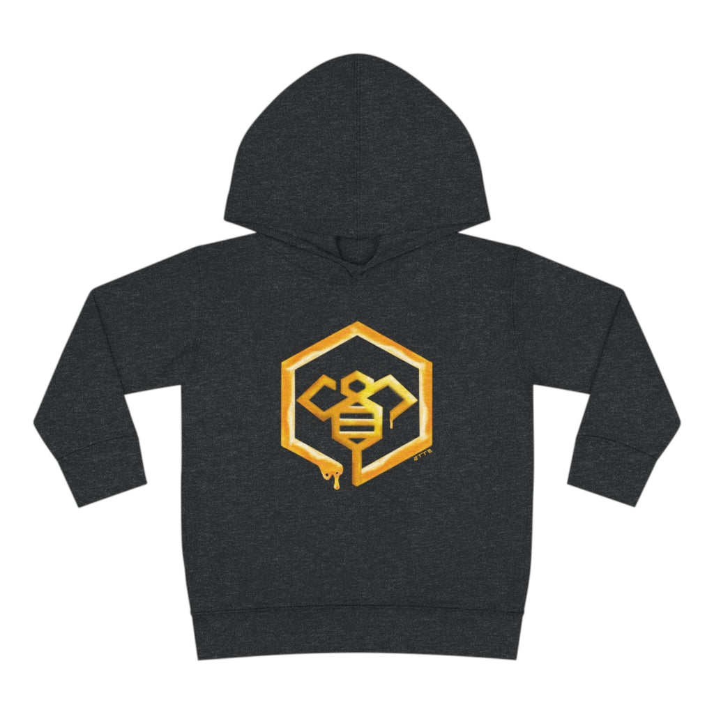 Social BEES University - Sudadera con capucha de forro polar para bebé