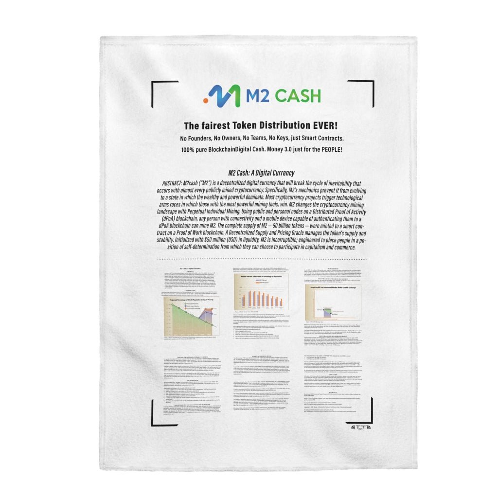 M2 Cash Whitepaper - Velveteen Plush Blanket