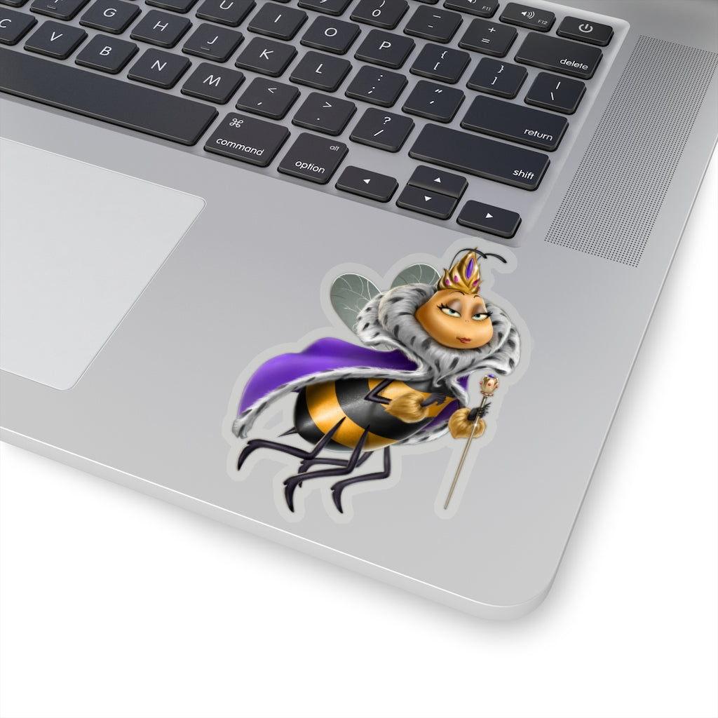 Social BEES University Queen - Kiss-Cut Stickers