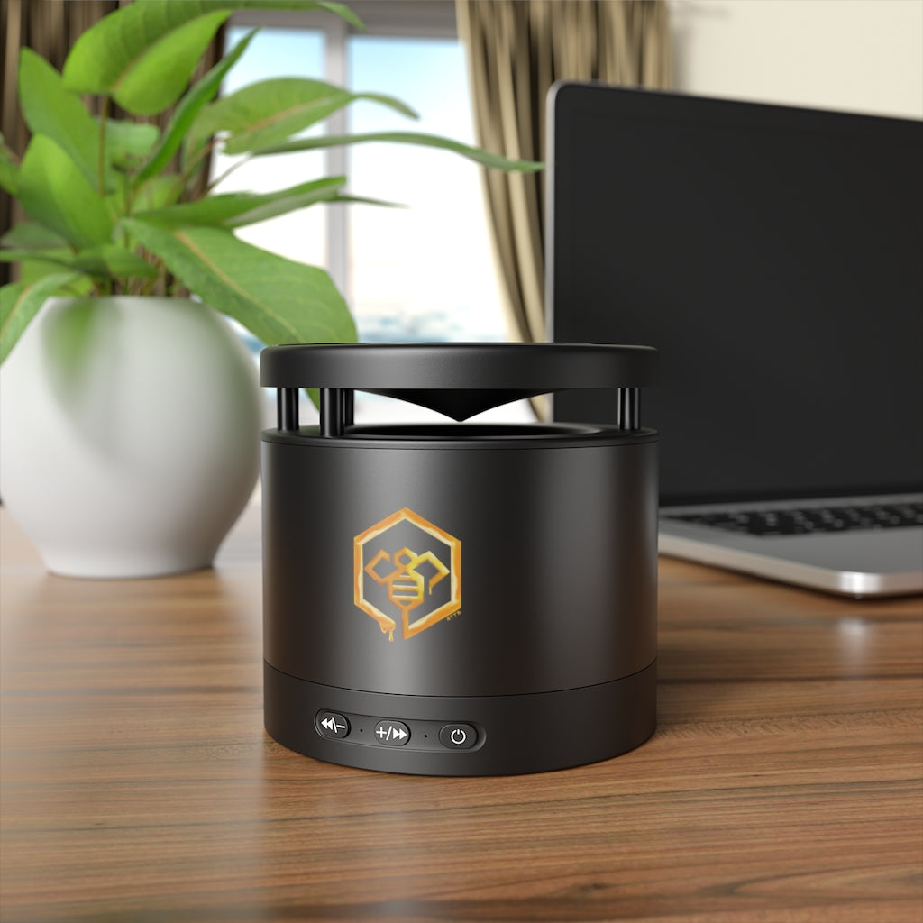 Social BEES University - Metal Bluetooth Speaker and Wireless Charging Pad