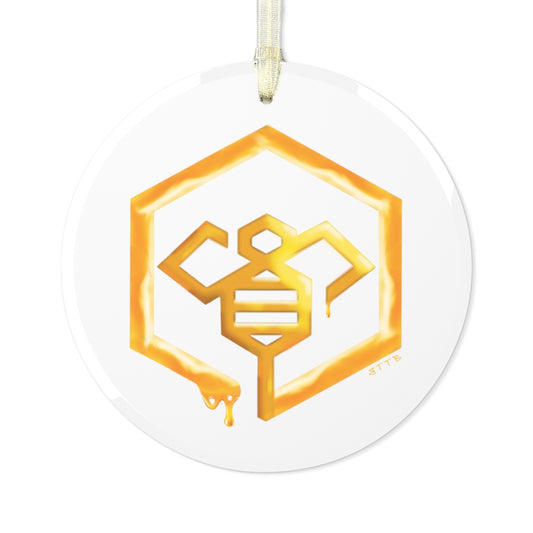 Social BEES University - Glass Ornament