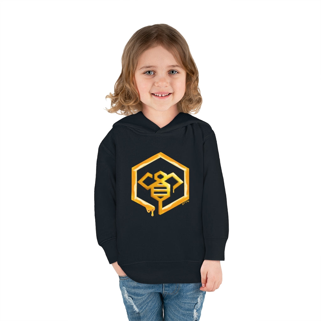 Social BEES University - Sudadera con capucha de forro polar para bebé